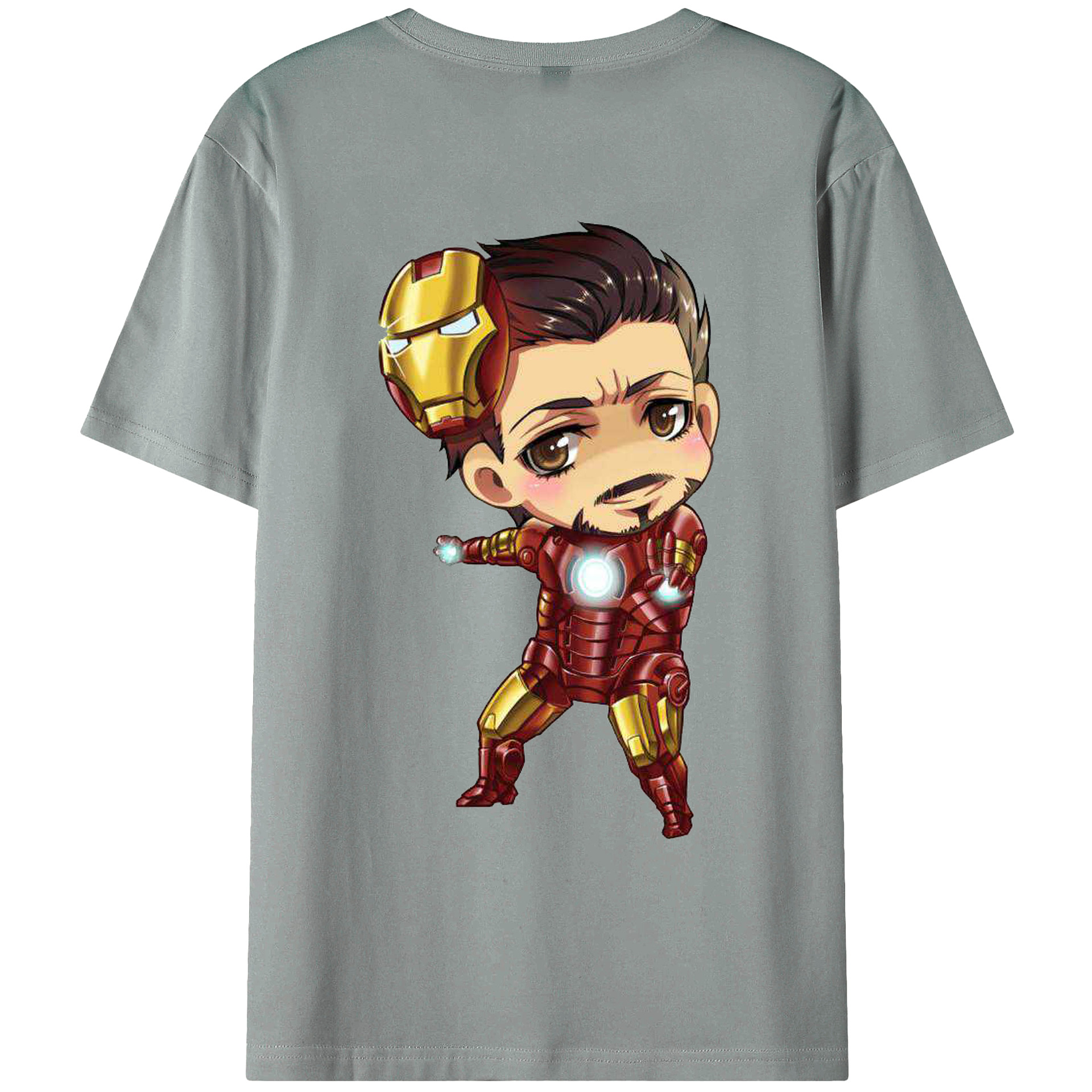 （画像用） アベンジャーズ The Avengers 綿100％ メンズ半袖Tシャツ（バックプリント） 通気性